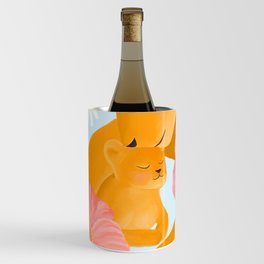 Mother Lion and cub III Wine Chiller