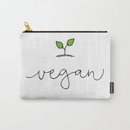 Vegan Carry-All Pouch | Animalliberation, Vegandesign, Vegan, Graphicdesign, Vegetarian, Veg, Vegans, Animalactivist, Typography, Veganism 
