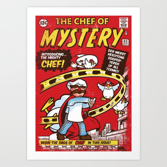 Chef of Mystery Art Print