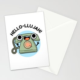 Hello-lujah Cute Telephone Pun Stationery Card