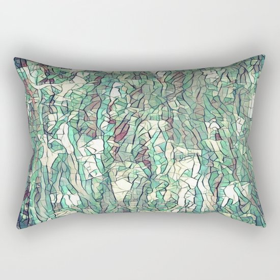 Abstract green Rectangular Pillow