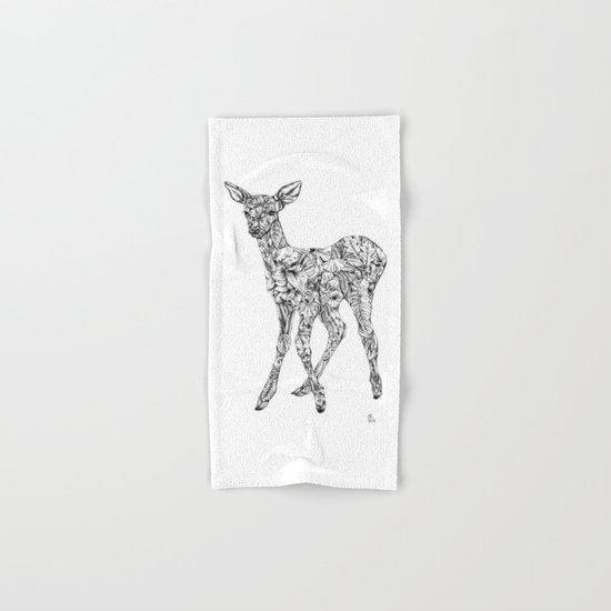 Leafy Deer Hand & Bath Towel