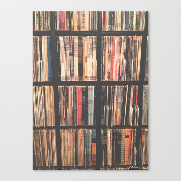 Record Collection Canvas Print