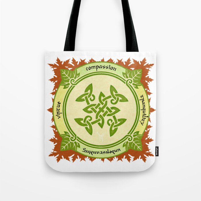 Circle of the Enlightened - Ivy Tote Bag