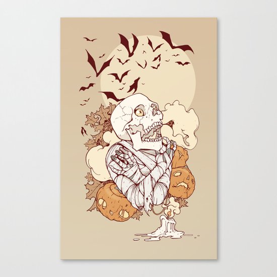 Mummy's Curse Canvas Print