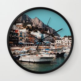 Capri, Italy Travel Artwork Wall Clock