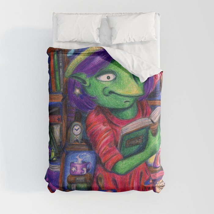 The Library Duvet Cover