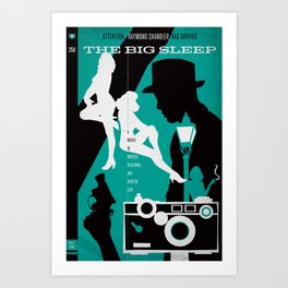 Hardboiled :: The Big Sleep :: Raymond Chandler Art Print