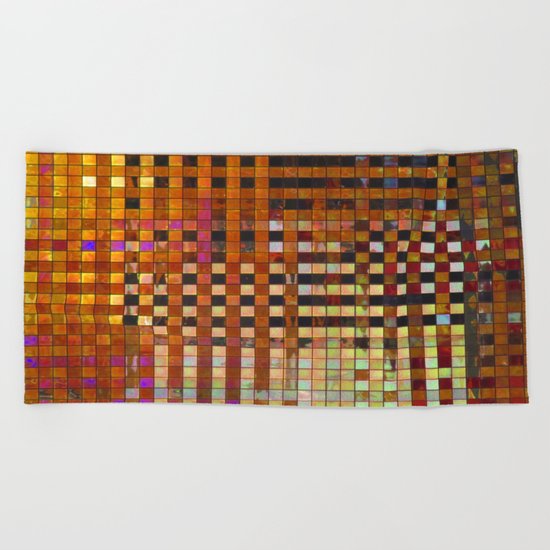 Checkered Reflections I Beach Towel