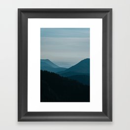 Hills in Oregon Framed Art Print