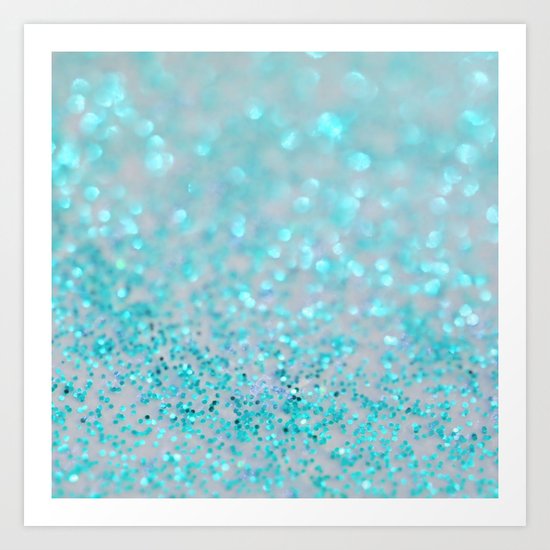 Sweetly Aqua Art Print