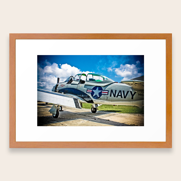 Us Navy Airplane Framed Art Print By Eyeshuttertocall Society6