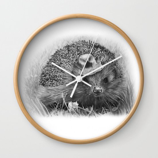 Hedgehog Wall Clock