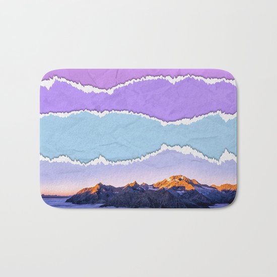 Mountain layers Bath Mat
