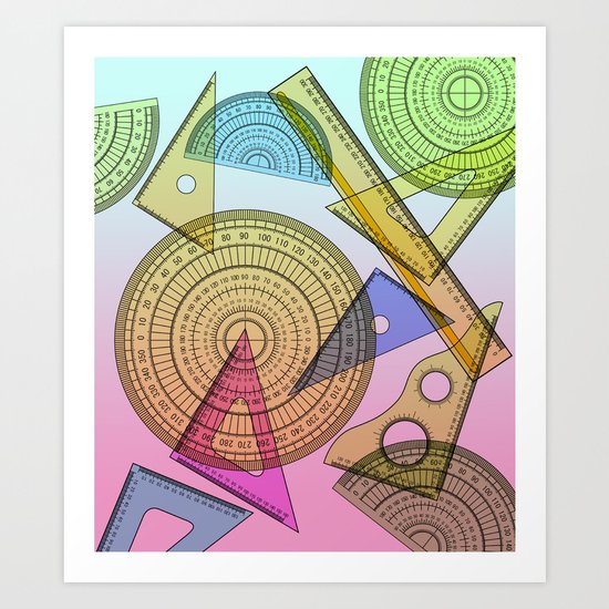 Geometry Art Print