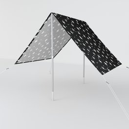 Stars and dots - black and white Sun Shade