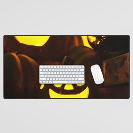 Halloween Jack Lantern Desk Mat