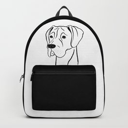 Great Dane (Black and White) Backpack