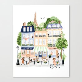 Parisian Buildings Canvas Print