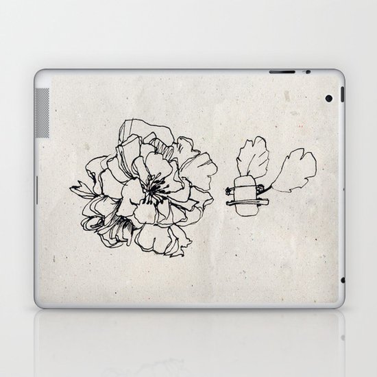 Flower Hairpin Laptop & iPad Skin