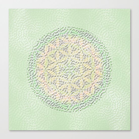 Flower of Life Mandala Canvas Print