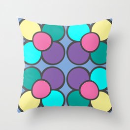Clusters of Life Throw Pillow