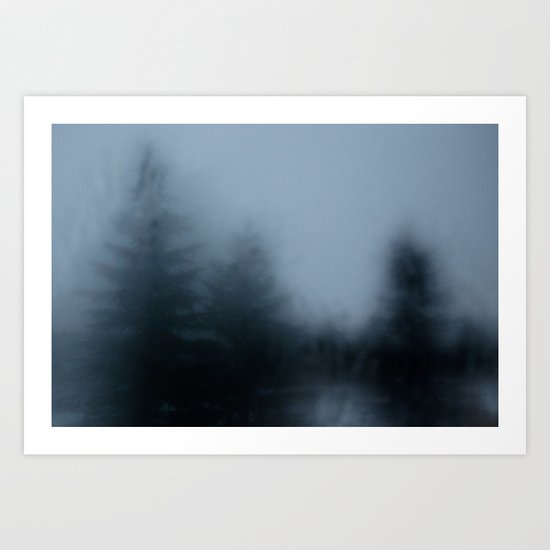 Blurry Art Print