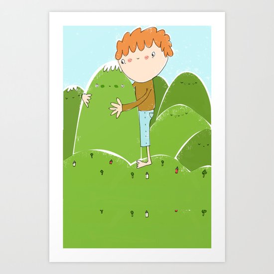 do you need a hug? Art Print