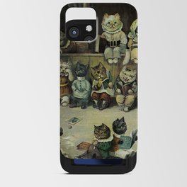Louis Wain Cats At School  iPhone Card Case