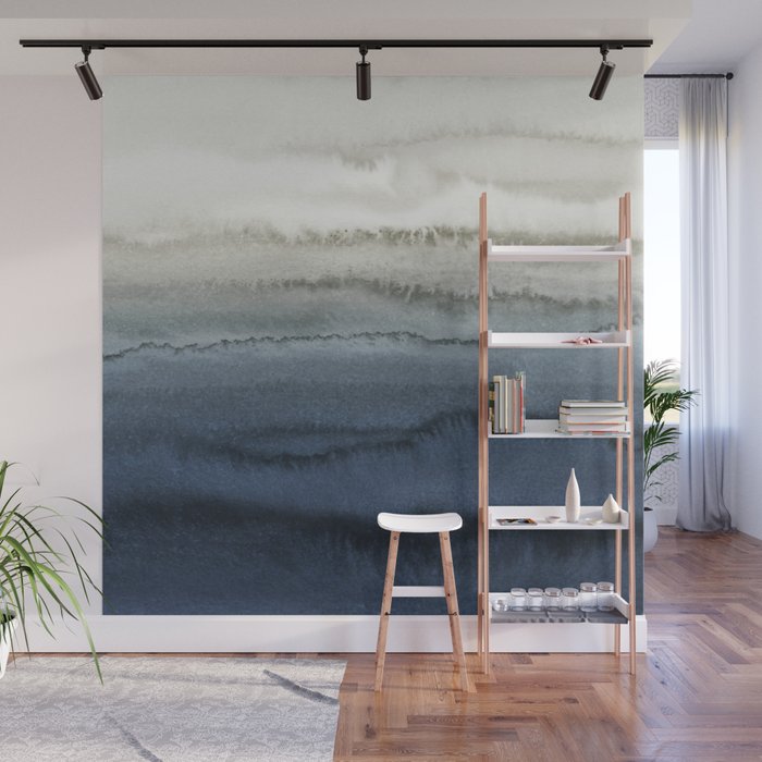 WITHIN THE TIDES - CRUSHING WAVES BLUE Wall Mural