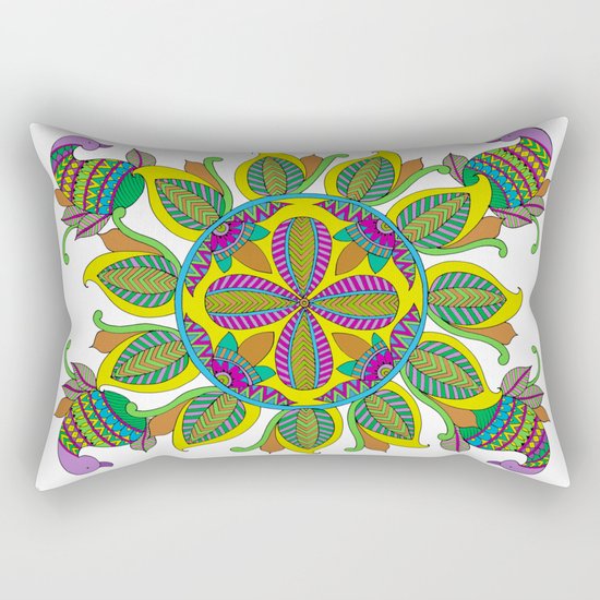 Geometric Shape Series - Circle Rectangular Pillow