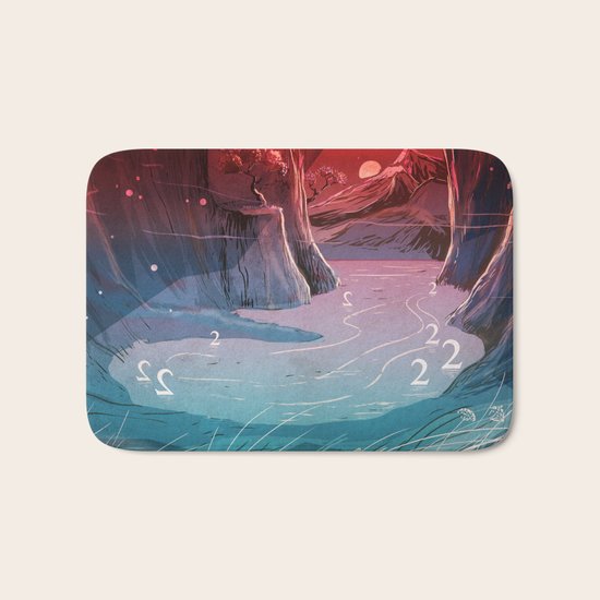 2wan Lake Bath Mat