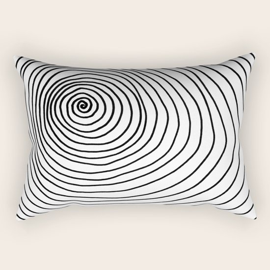 Spiral Rectangular Pillow