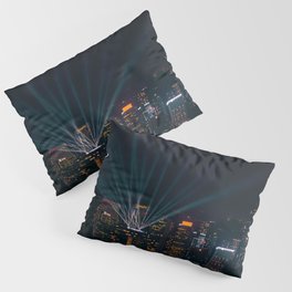 China Photography - Victoria Harbour Surrounded By City Life In Hong Kong Pillow Sham