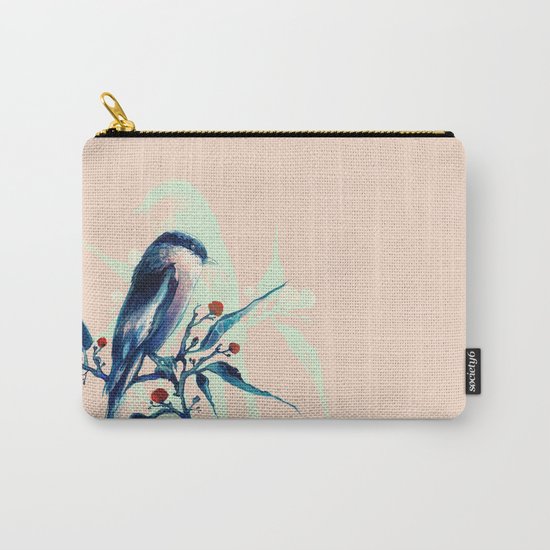 Hashtag Blue Bird Carry-All Pouch
