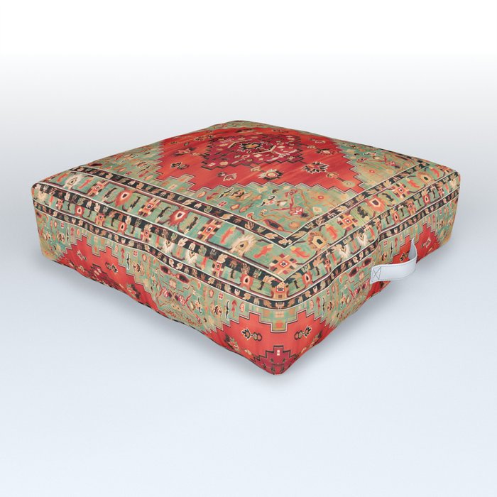 Mosaic Melodies: Vibrant Expressions of Heritage in Moroccan Artistry Outdoor Floor Cushion