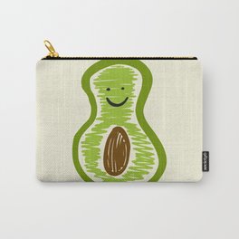 Smiling Avocado Food Carry-All Pouch