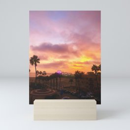 Santa Monica Sunsets Mini Art Print