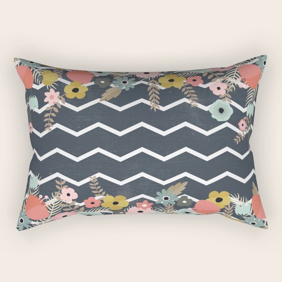 Flowers Rectangular Pillow