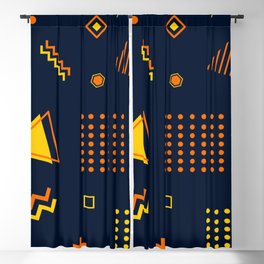 Geometric Abstract Blackout Curtain