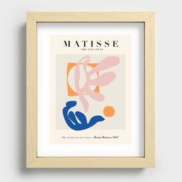 Exhibition poster Henri Matisse. Recessed Framed Print