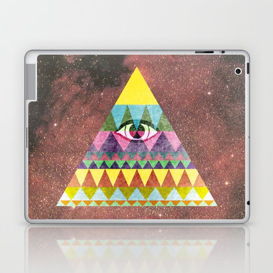 Pyramid in Space. Laptop & iPad Skin