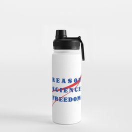 REASON SCIENCE FREEDOM Water Bottle