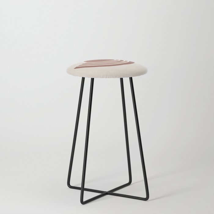 Desert Brown Arches Counter Stool