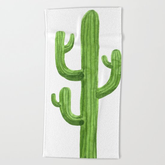 Cactus One Beach Towel
