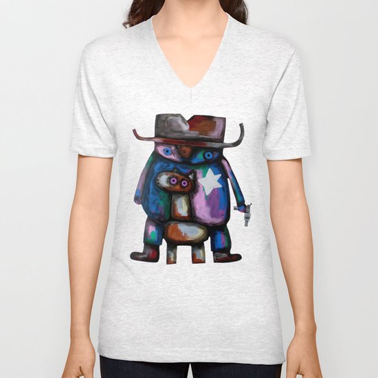 Sheriff Unisex V-Neck