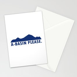 A-Basin Please Stationery Card