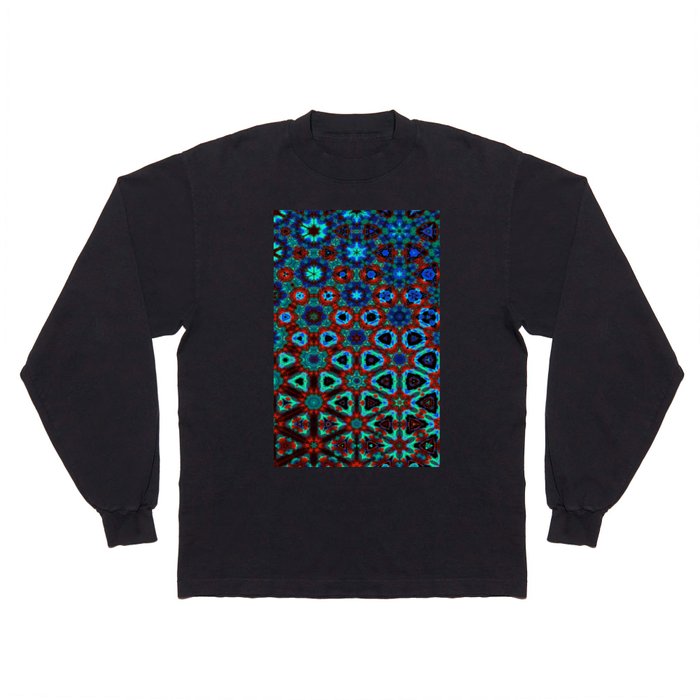 Psychedelic Abstraction Long Sleeve T Shirt