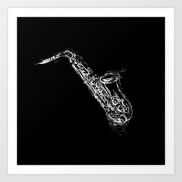 Alto Saxophone Art Print
