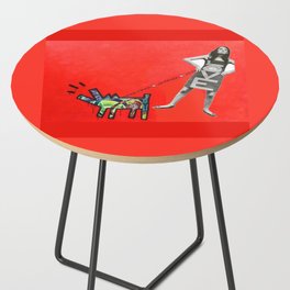 Pied Piper Dog Massage Side Table